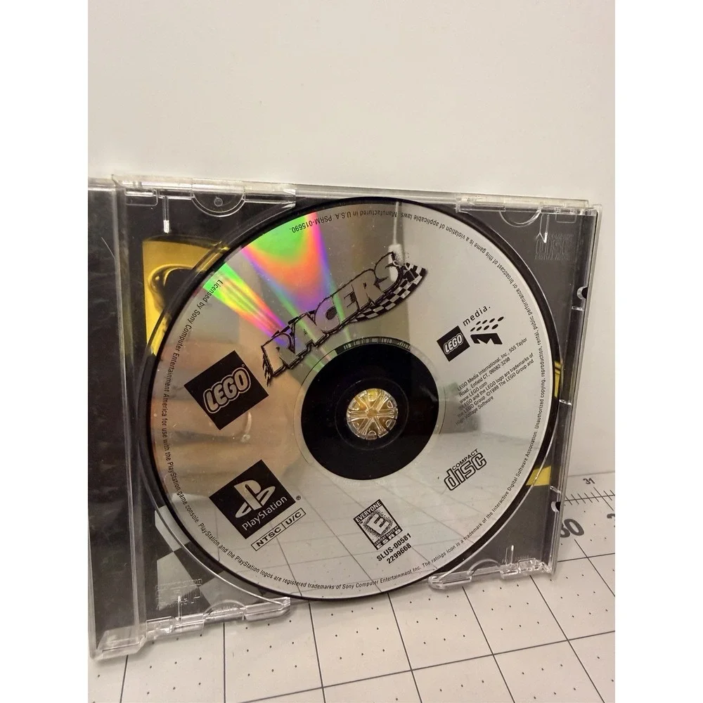 LEGO Racers PS1 Original Black Label Tested Game Disc & Case (No Artwork/Manual)